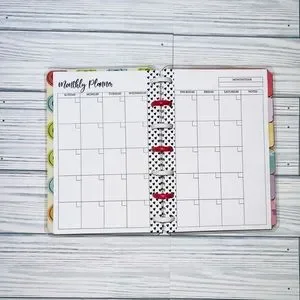 Hand Crafted | Office | Happy Planner Mini Size Monthly And Weekly ...